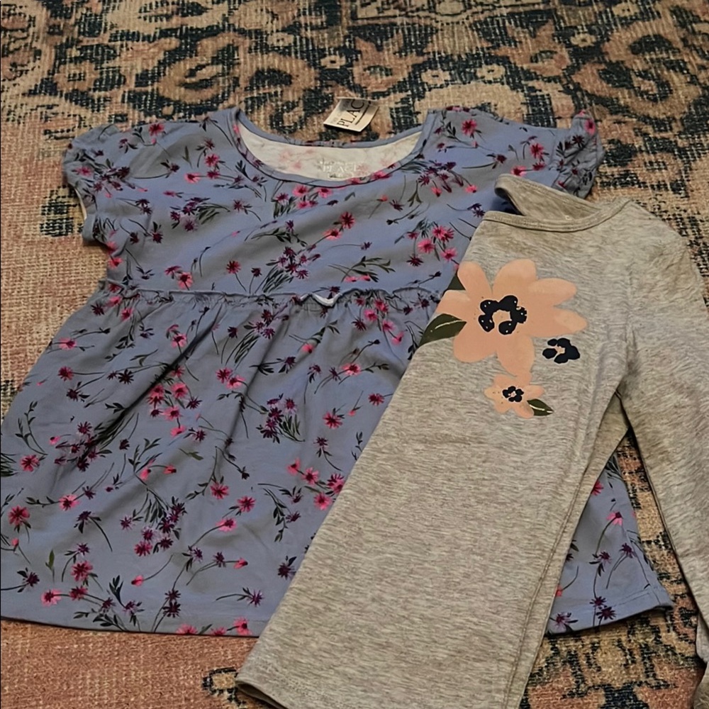 Girls floral shirt bundle